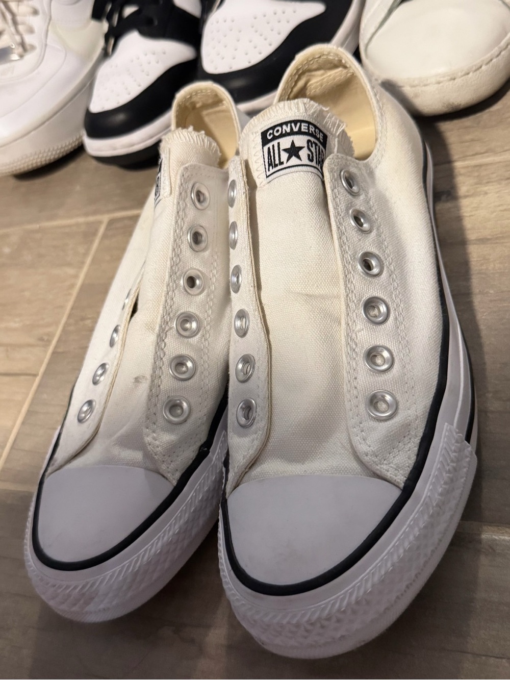Converse White Slip-On Chuck Taylor All Star Sneakers